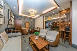 พื้นที่นั่งเล่นของ Fliport Garden Hotel Wuyishan