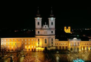 A general view of Eger or a view of the city taken from Az apartmant