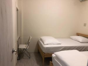 Uma cama ou camas num quarto em Simple Walk Guest House 小公寓