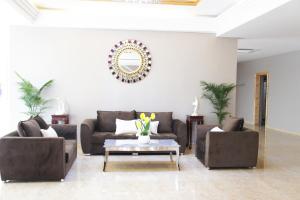 Posezení v ubytování Hotel Balik Pulau