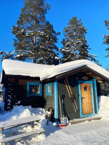 Joängets Fjällgård v zimě