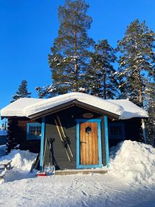 Joängets Fjällgård v zimě