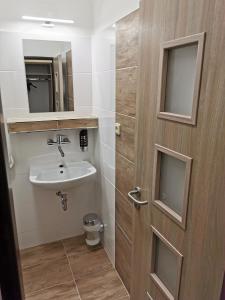 Koupelna v ubytování Penzion Ema B&B