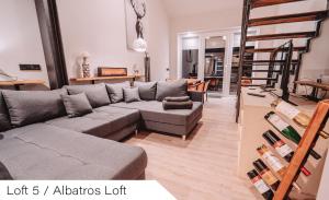 Knihovna v apartmánu