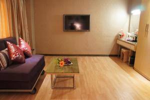 Kuchyň nebo kuchyňský kout v ubytování Hotel Balik Pulau