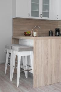 Kuchyň nebo kuchyňský kout v ubytování Apartment Second Ivana