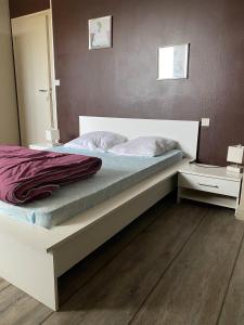 Postel nebo postele na pokoji v ubytování Villa Face Mer