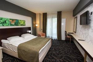 TV a/nebo společenská místnost v ubytování Hotel Orizont