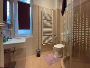 A bathroom at ABT Apartments Karoly