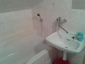 Kúpeľňa v ubytovaní Hostinec U Valentů + 12 fotografií