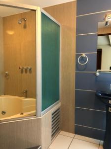 Koupelna v ubytování Hotel Imperial