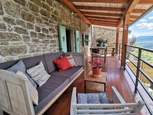 Balkón nebo terasa v ubytování Villa Karolina