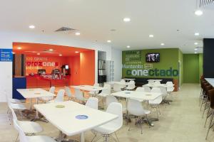 Posezení v ubytování One Xalapa Las Animas