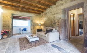 Posezení v ubytování A Cabana de Carmen
