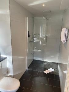 Vannituba majutusasutuses Mirage City Hotel Stuttgart Zentrum