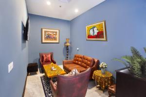 Posezení v ubytování Hotel Des Indes Menteng