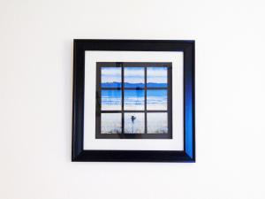 a picture of a window on a wall at Fleitas Penthouse with terrace in San Andrés