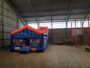 a large room with a play set in it at Ambiente in Kiskunhalas