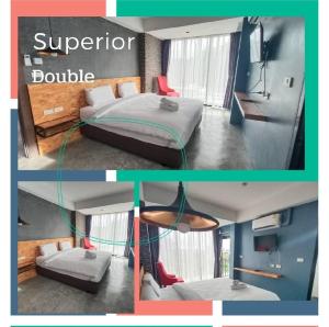 Postel nebo postele na pokoji v ubytování Modern Budget Hotel