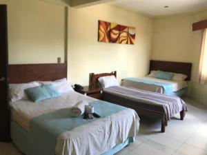 Cama o camas de una habitación en Hotel Viru Viru II