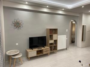 TV a/nebo společenská místnost v ubytování Helena's apartment