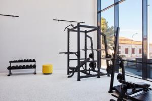 Posilňovňa alebo fitness centrum v ubytovaní Resa Patacona