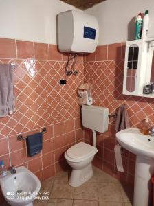 Koupelna v ubytování Studio flat