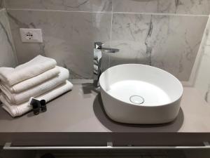 Um banheiro em Albergo Marin
