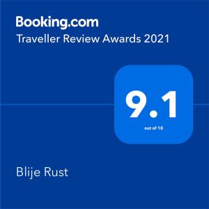 Blije Rust的证书、奖牌、标识或其他文件