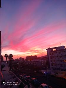 The sunrise or sunset as seen from Az apartmant or nearby