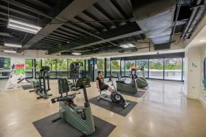 Fitness centrum a/nebo fitness zařízení v ubytování Grand Hotel Tijuana