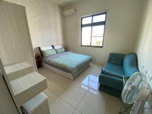Ένα ή περισσότερα κρεβάτια σε δωμάτιο στο The Way Hostel & Bar