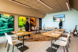 Posezení v ubytování ibis Heidelberg Hauptbahnhof