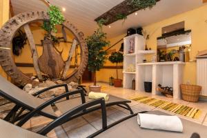 Posezení v ubytování Hotel-Pension Lackenbauer