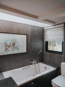 Koupelna v ubytování Sappraiwan Elephant Resort & Sanctuary