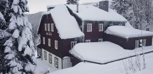 Hotel Děvín v zimě