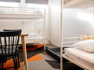 Letto o letti in una camera di Norrland YMCA Hostel Umeå