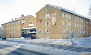 Norrland YMCA Hostel Umeå durante l'inverno