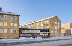 Norrland YMCA Hostel Umeå v zimě