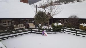 Clarisses Cottage v zimě