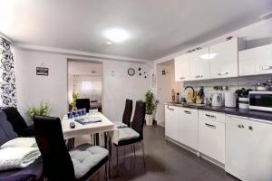 Kuchnia lub aneks kuchenny w obiekcie Apartamenty Bieszczady