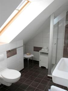 Koupelna v ubytování Zum Alten Hafen