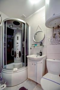 Łazienka w obiekcie Apartamenty Bieszczady