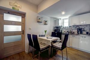 Kuchnia lub aneks kuchenny w obiekcie Apartamenty Bieszczady