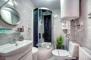 Łazienka w obiekcie Apartamenty Bieszczady