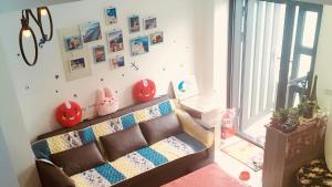 星動小屋民宿客房内的一张或多张床位