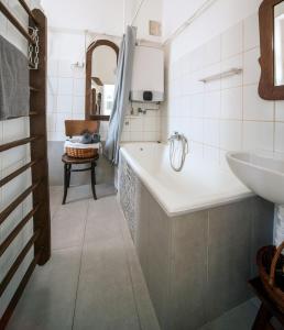 Phòng tắm tại Agria Vintage Apartman