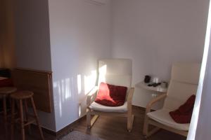 Uma rea de estar em Casas d'Almofala