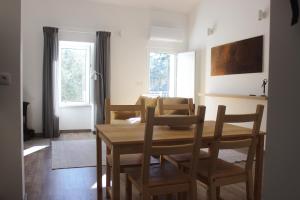 Uma rea de estar em Casas d'Almofala