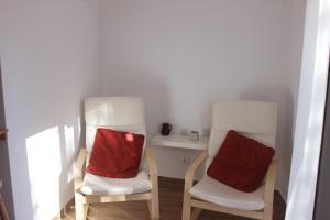 Uma rea de estar em Casas d'Almofala